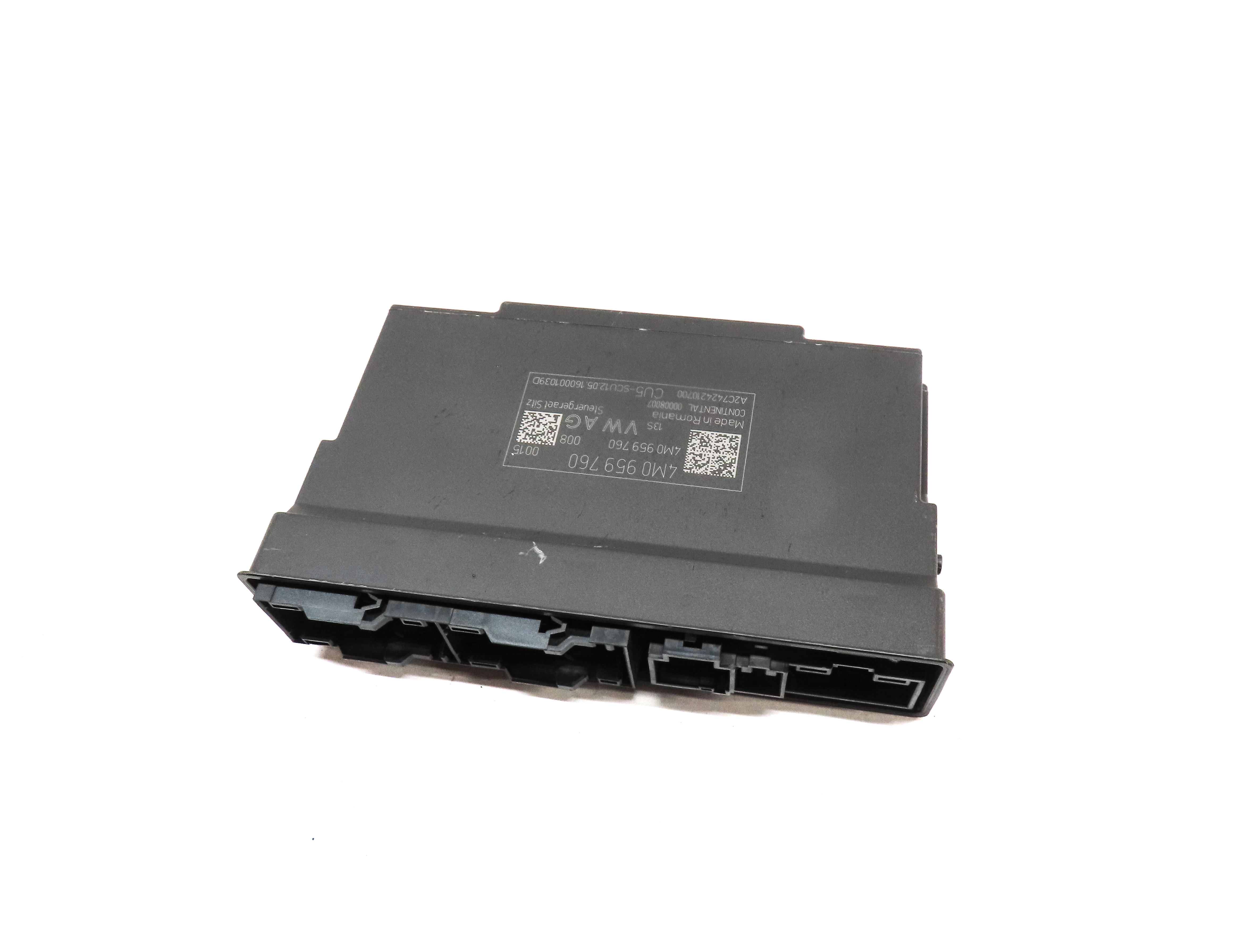 17-20 AUDI Q7 (4M) FRONT RIGHT PASSENGER SEAT BACKREST ADJUST CONTROL MODULE — exact item pictured